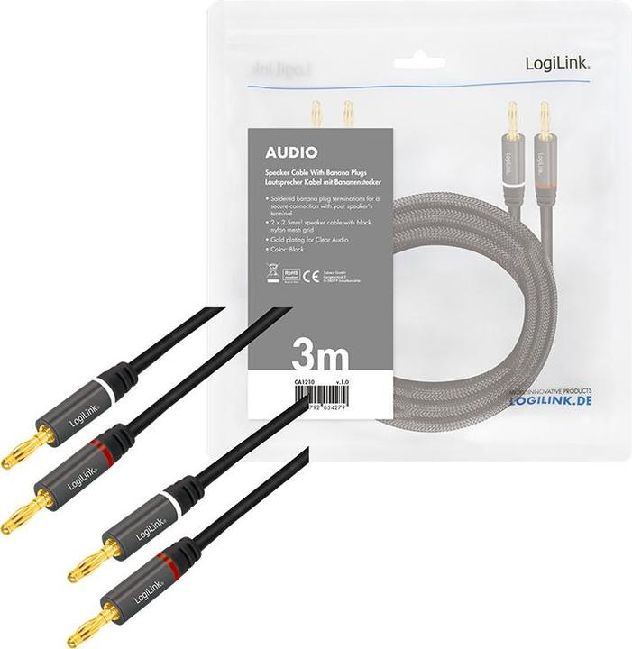 Produktbild LogiLink CA1210 (3 m, 2.50 mm²)