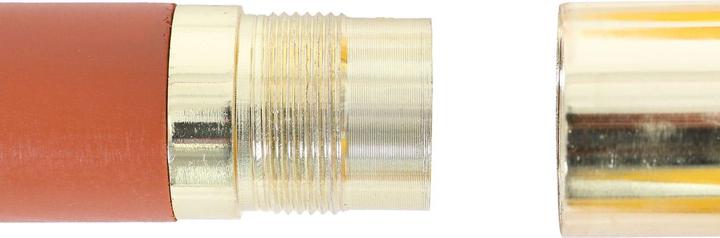 Actual product image Mendler Parasol Florida, Ø 3,5m polyester/wood 7kg - yellow (3.50 m)