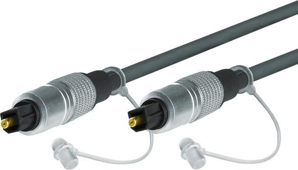 Produktbild Tecline Professional Audio-Lichtleiterkabel, High Quality, Toslink St./St., 10,0 m (10 m, TOSLINK)