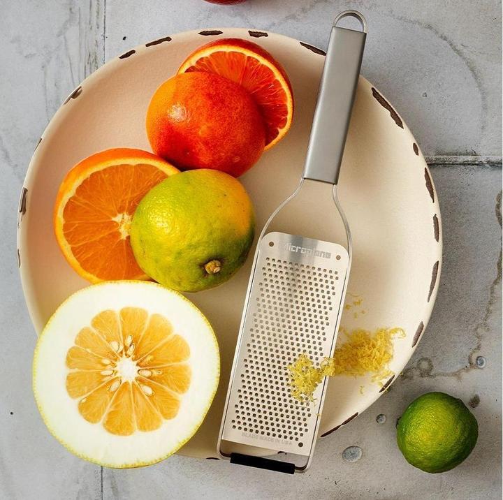 Actual product image Microplane Grater silver coloured