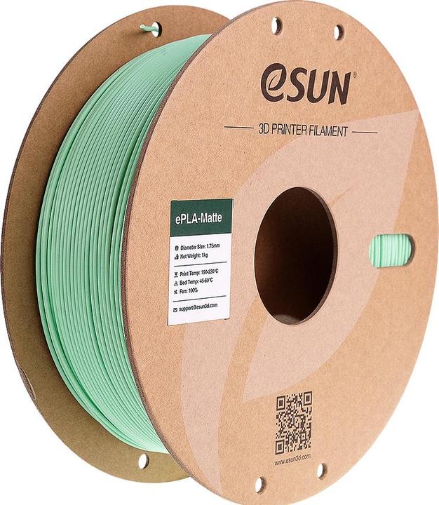 Produktbild eSUN ePLA-Matte Mint Grün Filament 1.75mm 1Kg (PLA, 1.75 mm, 1000 g, Grün)