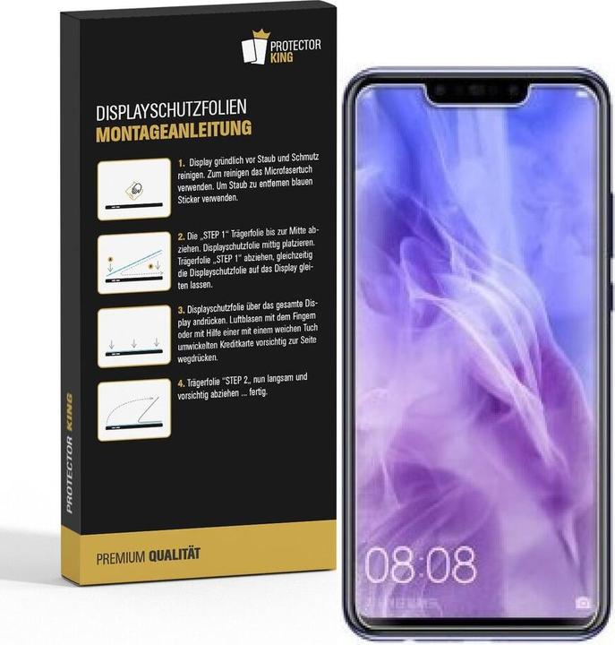 Produktbild Protectorking 4x Premium Displayschutzfolie 3D KLAR (4 Stück, Huawei Nova 3)