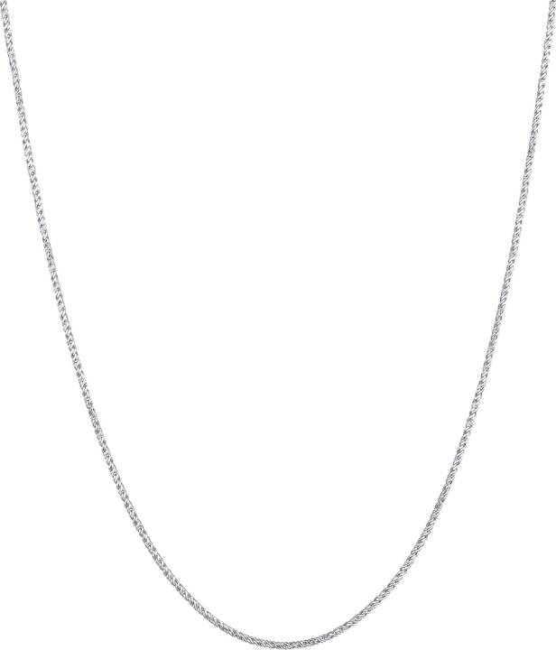 Kuzzoi Halskette Herren Basic Kordelkette Gedreht Fein 925 Silber (925er Sterling Silber, 45 cm)