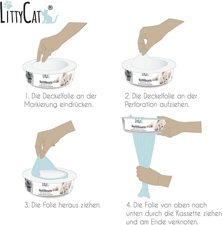 Actual product image Littycat Refill cartridges