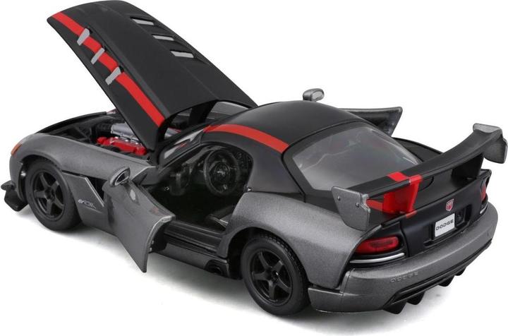 Produktbild Bburago 18/22114 Diecast 1:24 Official Dodge Viper SRT 10 ACR Gray with Red Details for 3+ Years (18