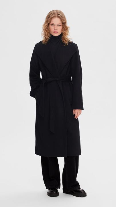 Image du produit Selected Femme Manteau de laine ceinturé (44)