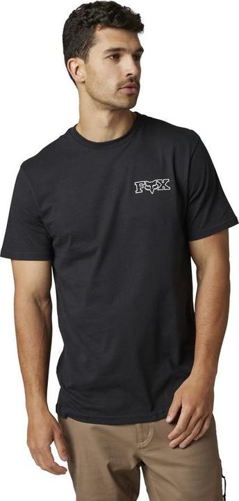 Actual product image Fox Tee 22 Out And About Ss Prem Blk M (M)