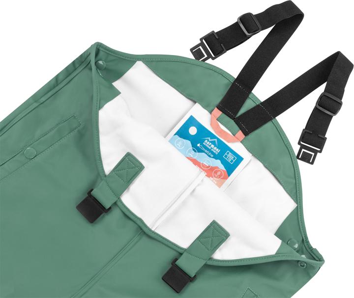 Actual product image Normani Children's rain trousers with braces "Skjolden" - 9251 (98)