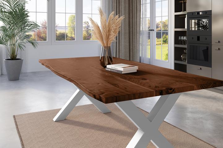 Actual product image SAM NICK Baumkante massiv Akazie (220 x 100 x 77 cm)