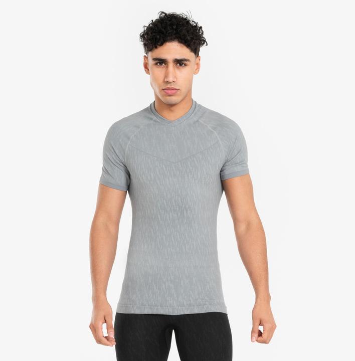 Produktbild Kipsta Funktionsshirt Fussball kurzarm Keepdry 500 Wärmekomfort Damen/Herren grau (XL)