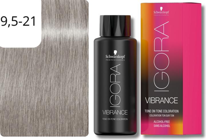 Image du produit Schwarzkopf Professional Coloration IGORA VIBRANCE Tone On Tone (9,5-21 Toner au cendré cendré cendré cendré)