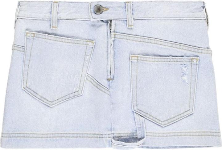 The Attico Skirts Clear Blue (27)