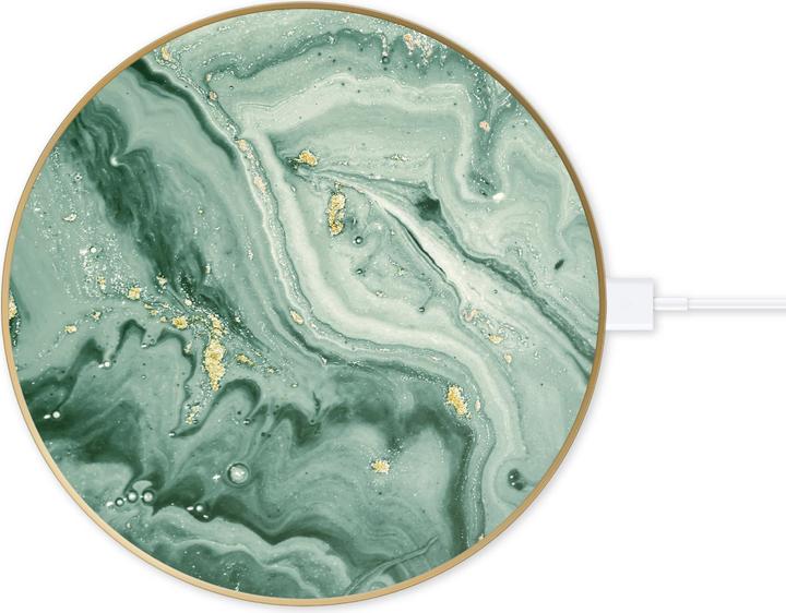 Actual product image iDeal Of Sweden Universal Charger Mint Swirl Marble (10 W)
