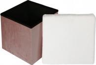 Produktbild Home Deco Kids koffer hocker faltbar rosa fellimitat leo