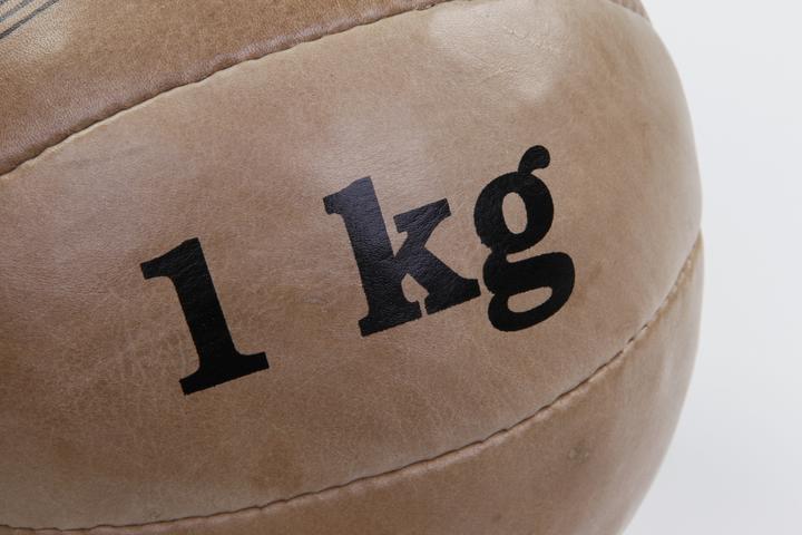 Produktbild Tanga Sports Medizinball aus Leder, 1 kg (1 kg)