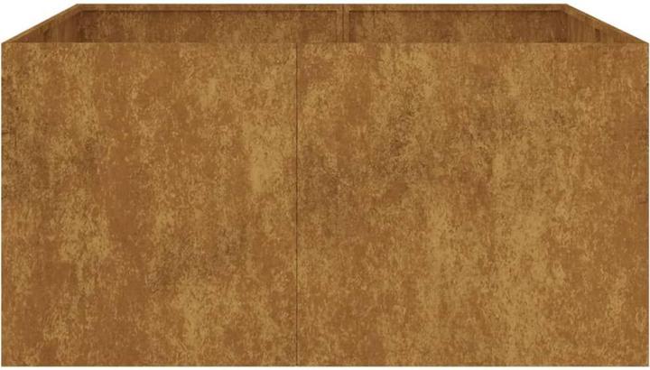 Produktbild VidaXL Pflanzkübel 80x80x40 cm Cortenstahl, Farbe: Rostig