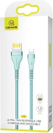 Produktbild Usams USB-A to Lightning 1.2m Blue Cable (63781-uniw) (1.20 m, USB 3.0)