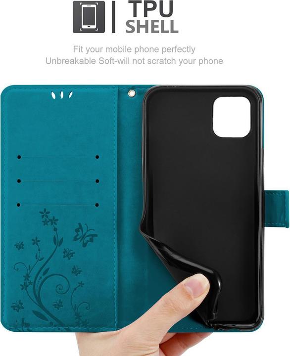 Actual product image Cadorabo Flower Book cover (Apple iPhone 13 mini)
