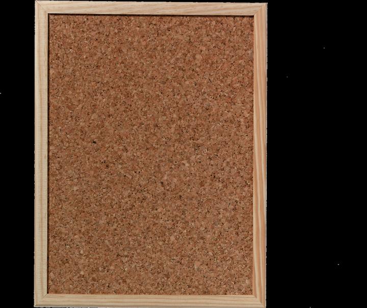 Actual product image Herlitz Pinboard cork with wooden frame (Bulletin board, 30 x 40 cm)