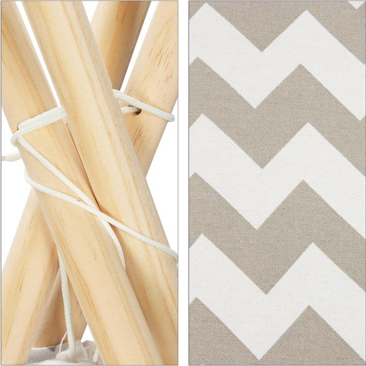 Actual product image Relaxdays Play Tent Teepee, Wigwam Bag