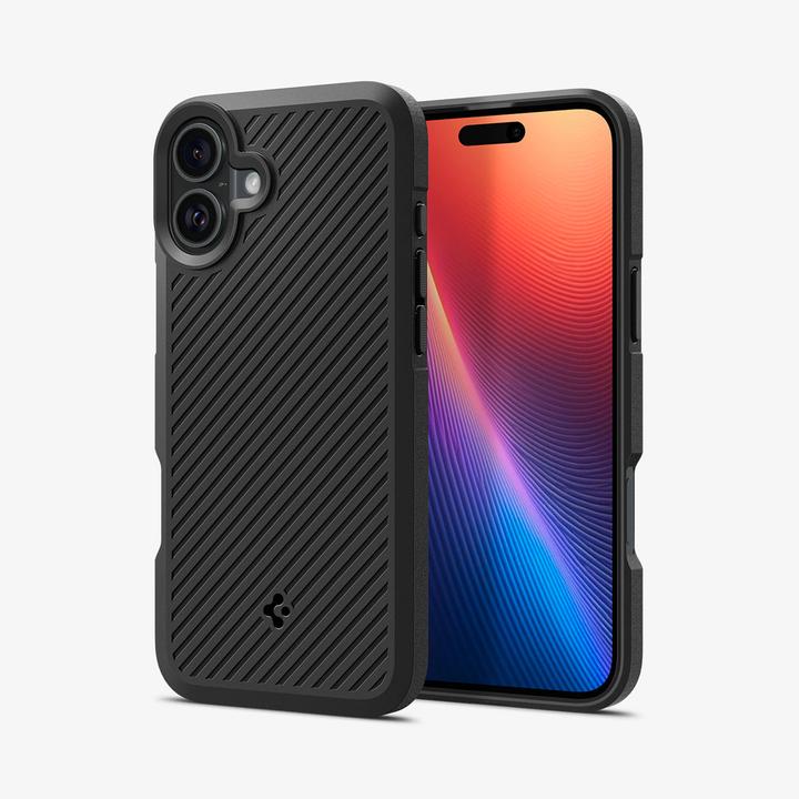 Image du produit Spigen Core Armor, noir mat - iPhone 16 Plus (Apple iPhone 16 Plus)