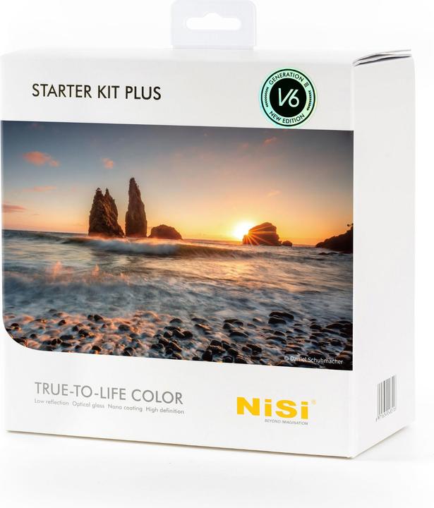 Nisi V6 Starter Kit Plus 100 mm (Filtri grigi, Filtri graduati grigi, 100 mm)