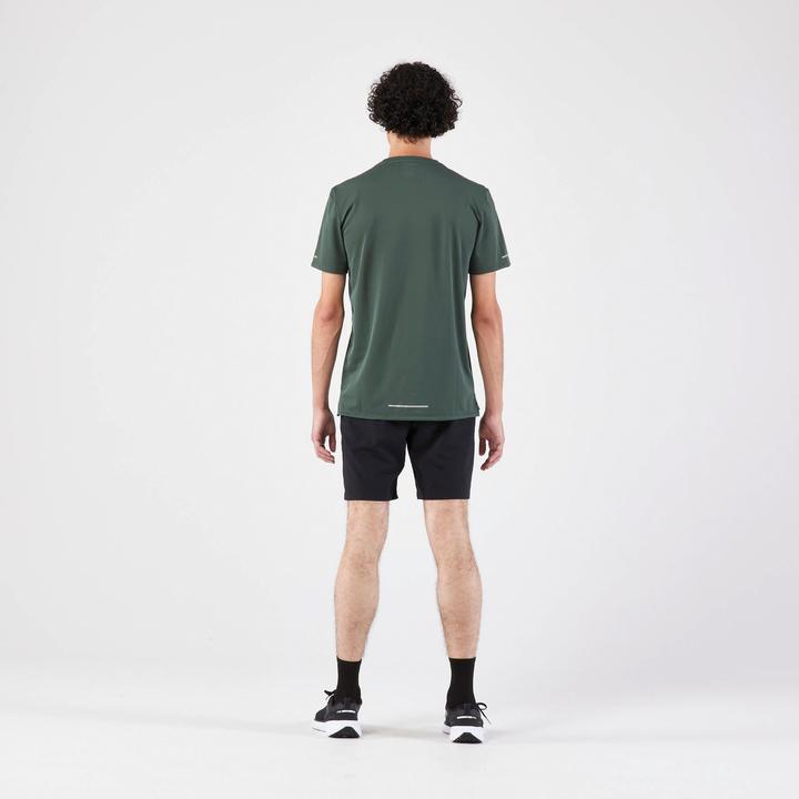 Immagine prodotto Kiprun Maglietta da running traspirante a maniche corte da uomo - Run 500 Dry verde scuro (L)