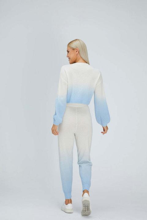 Actual product image Bellemere Sweater Polar Bear Cropped Cashmere Sweater (With Crystal Touch) (L)