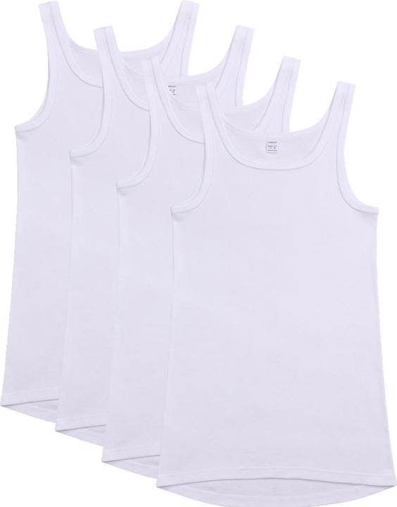 Immagine prodotto Ammann 4 Pack di maglietta / canottiera in cotone organico a coste sottili (M)