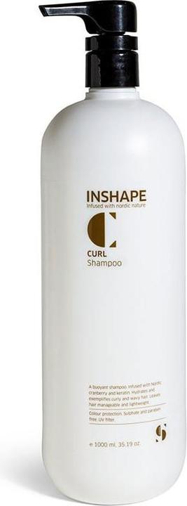 Biomed Inshape - CURL Shampoo - 1000 ml (1000 ml, Flüssiges Shampoo)