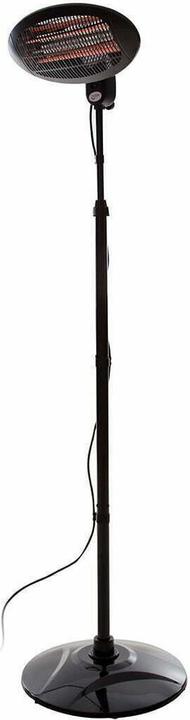 Actual product image Sunred Heater SMQ2000A, Elekra Quartz Standing Infrared, 2000 W, Juodas (2000 W)