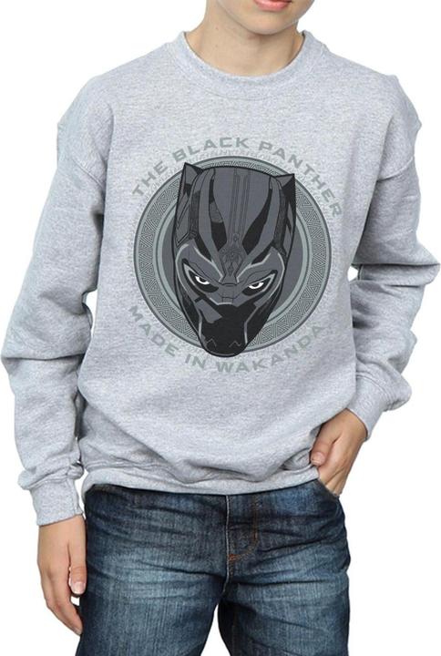 Actual product image Boys Black Panther Made in Wakanda Sweatshirt (152, 158)