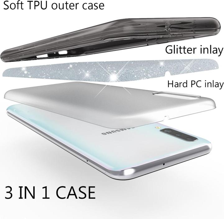 Image du produit Nalia Couverture à paillettes (Samsung Galaxy A50)
