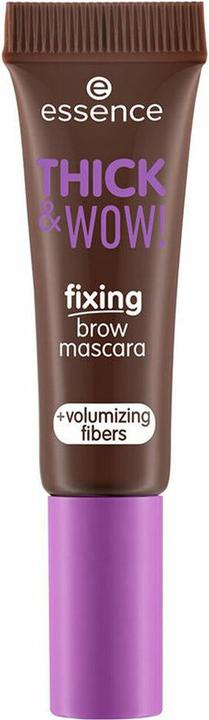 Produktbild essence THICK & WOW! fixing brow mascara (Brunette Brown)