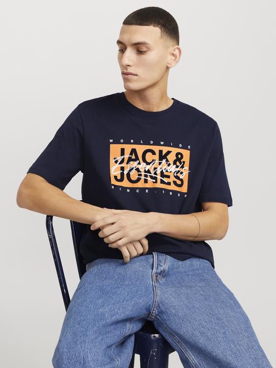 Immagine prodotto Jack & Jones Maglietta con logo a girocollo (XS)
