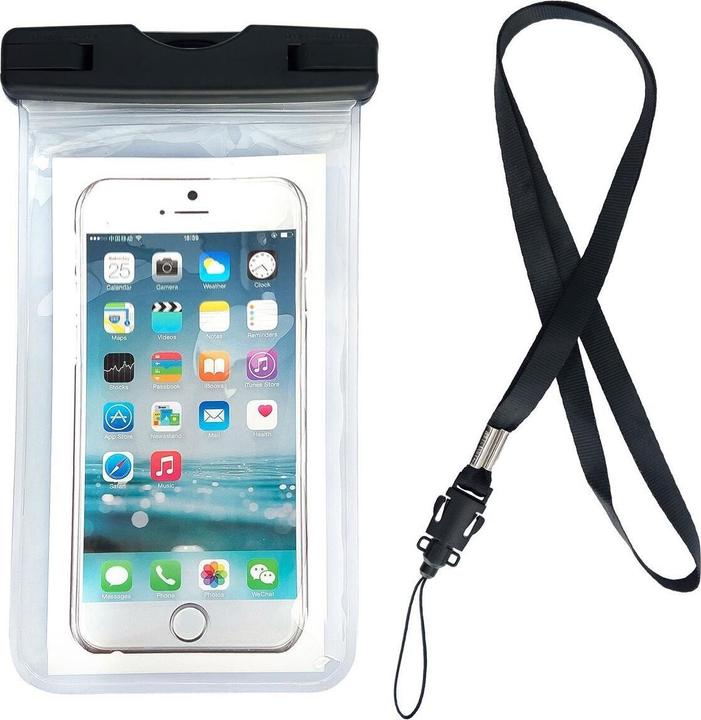 Hurtel Pochette téléphone étanche pour piscine transparente (Smartphones jusqu'à 6,5 pouces)