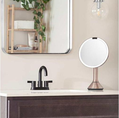 Produktbild Simplehuman Kosmetikspiegel mit Sensor Touch control Rosegold (25.5 x 13.5 x 42.5 cm)