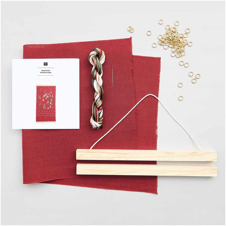 Produktbild Rico Design Stickpackung "Adventskalender"