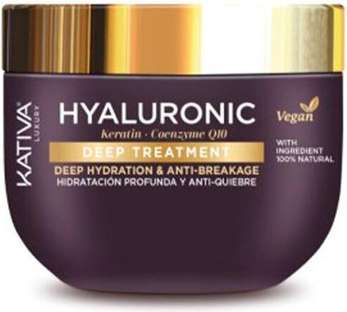 Image du produit Kativa Traitement profond à la kératine hyaluronique et au coenzyme Q10 300ml (300 ml, Shampoing liquide)