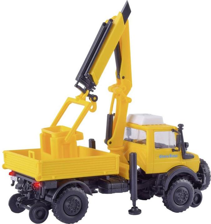 Productafbeelding Kibri H0 Twee-weg Unimog spooropbouw met werkkraan