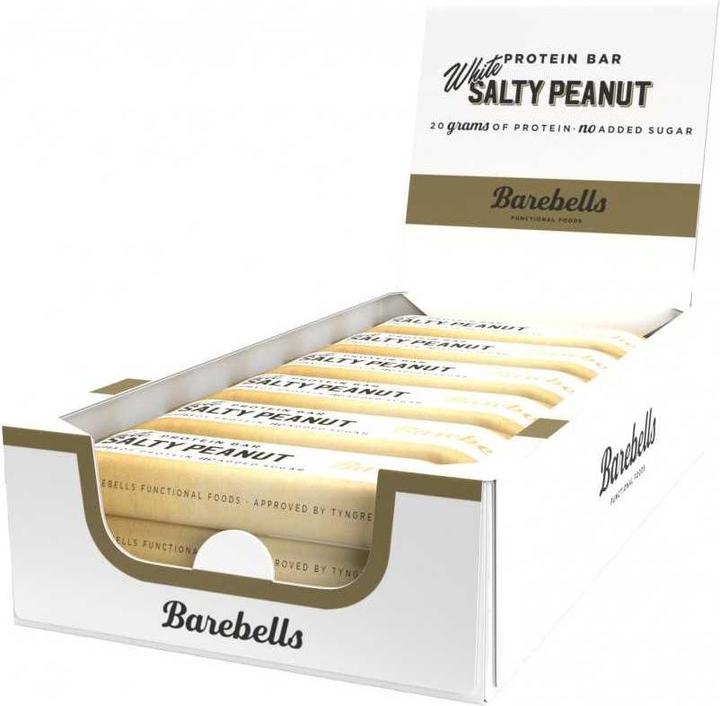 Actual product image Barebells Protein Bar (White Salty Peanut, 12 pcs., 660 g)