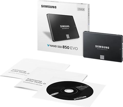 Actual product image Samsung 850 EVO Basic (250 GB, 2.5")
