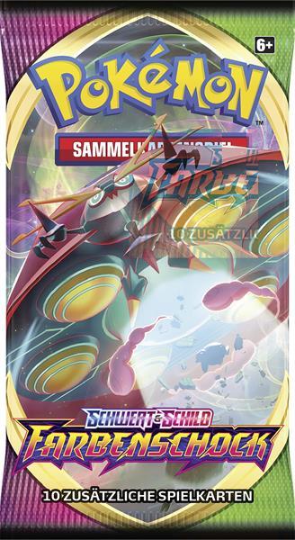 Produktbild Pokémon Schwert und Schild Farbenschock Booster (Deutsch, Booster Pack)