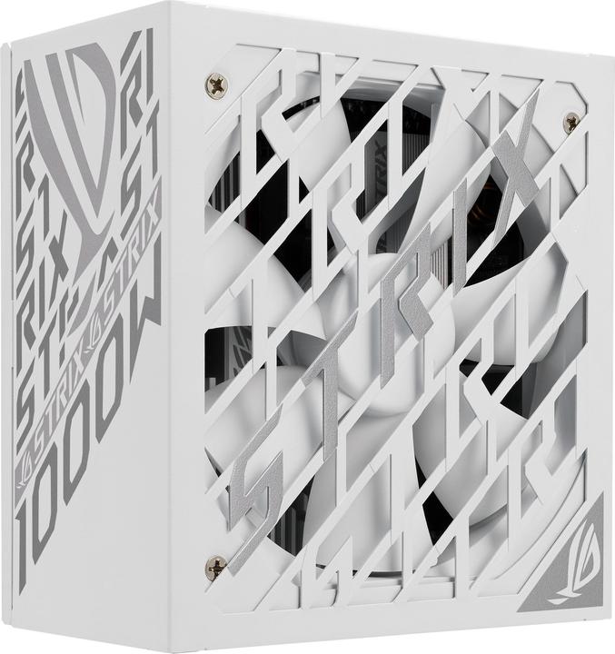 Productafbeelding ASUS ROG Strix 1000P White Gaming Netzteil, 80+ Platinum, Modular, 135 mm Lüfter (1000 W)