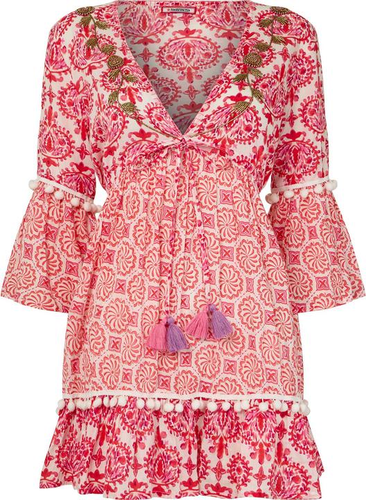 Joe Browns Floral Print Tassel Trim Cotton Tunic