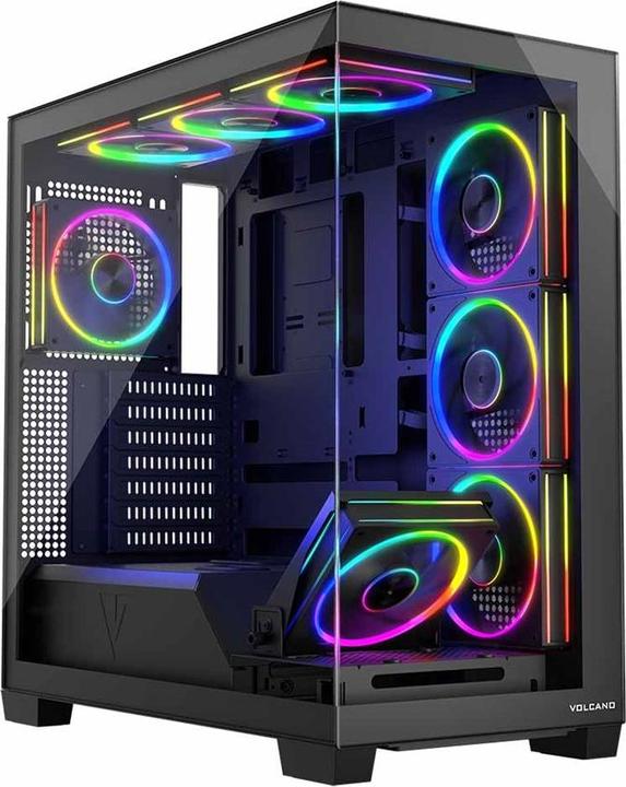 Image du produit Modecom Computergehäuse VOLCANO STELLAR ARGB MIDI 8F (Mini-ITX, mATX, ATX)