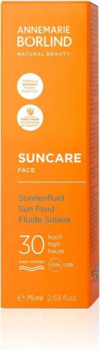 Produktbild Annemarie Börlind Börlind Sonne FACE Sonnenfluid Lichtschutzfaktor 30 75 ml (Sonnencreme Gesicht, SPF 30, 75 ml)