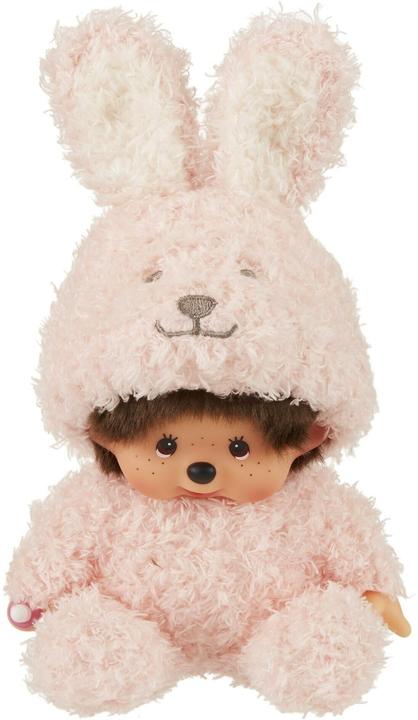 Monchhichi Sitting Fluffy Bunny 18cm (18 cm)