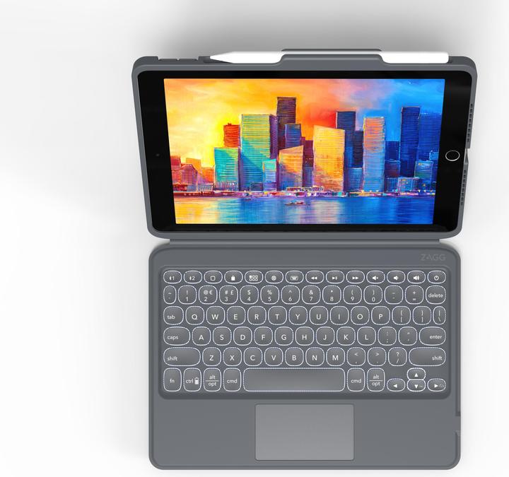Produktbild Zagg Pro Keys Touchpad (CH, iPad 2019 (7. Gen), iPad 2020 (8. Gen))