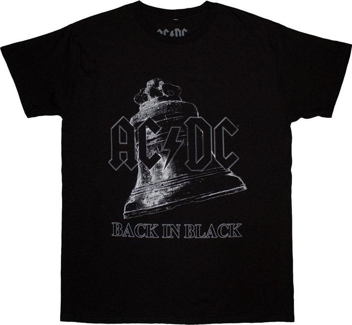 Immagine prodotto AC/DC Back In Black Maglietta Campanello Adulto Unisex (M)